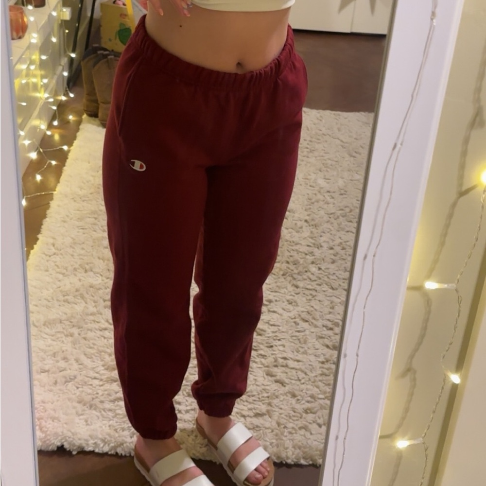 Champion Maroon Sweat Pants